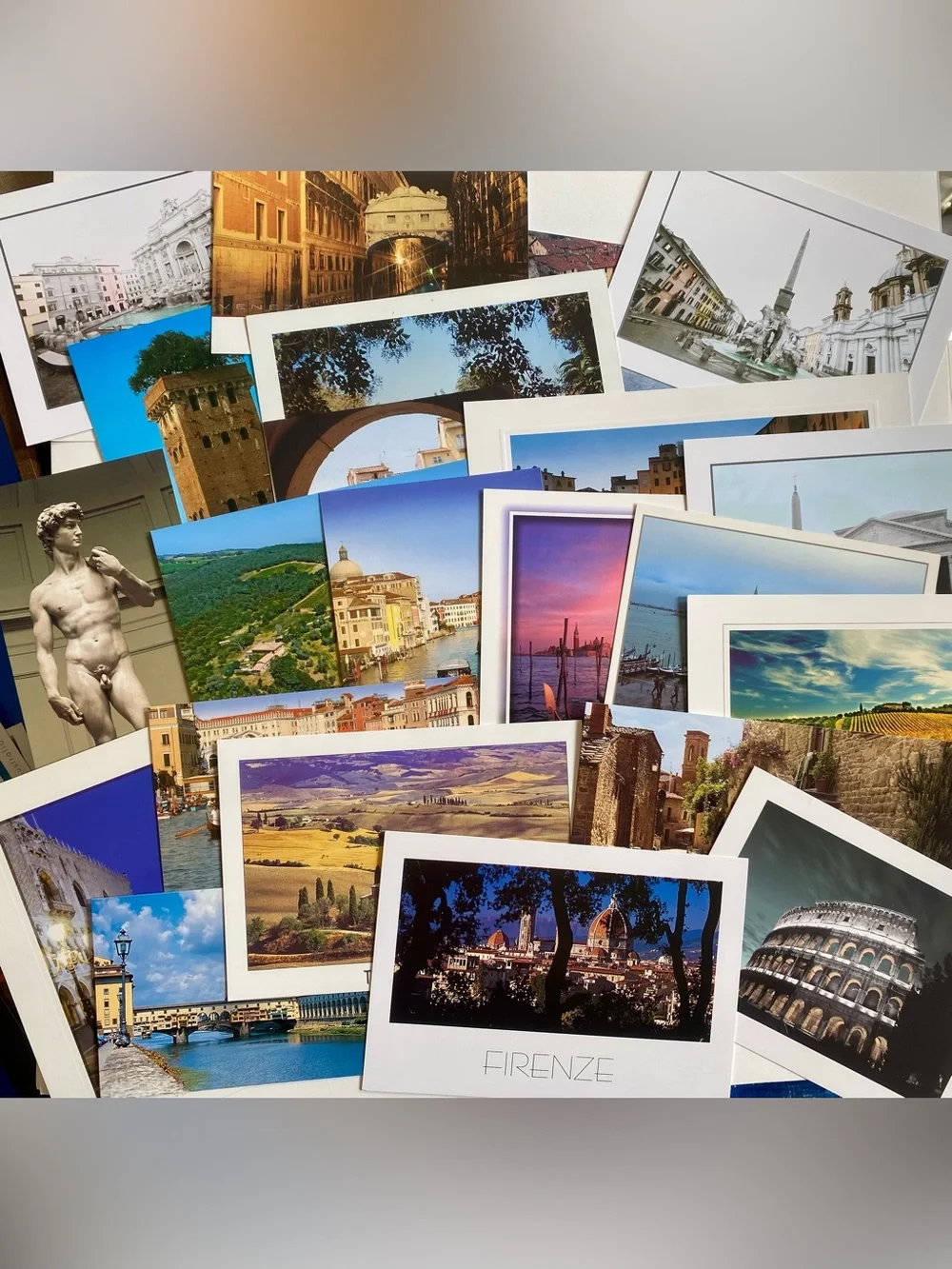 Italy Postcard Bundle - 22 Italy, Venice, Tuscany, Rome Postcards New